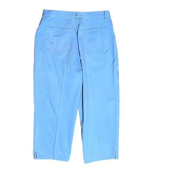 Jones New York Sportswear Y2K Colored Denim Capri Pants Light Blue - Picture 8 of 13
